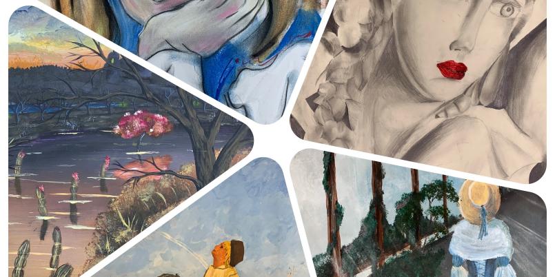 Muzealne wystawy prac plastycznych „Spotkania ze sztuką”