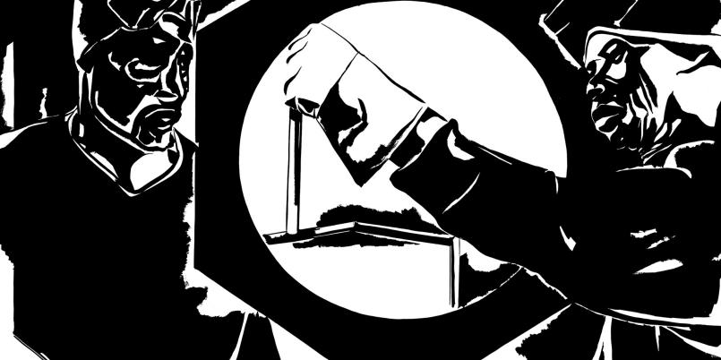 Wilhelm Sasnal, „Ślusarnia”, 2013