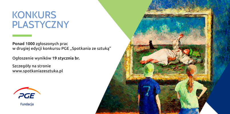 Ponad 1000 zgłoszonych prac w drugiej edycji konkursu PGE „Spotkania ze sztuką”