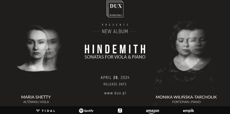 Hindemith – sonaty altówkowe na nowej płycie DUX
