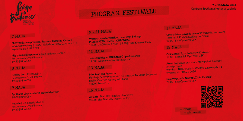 Festiwal Scenografii i Kostiumów „Scena w Budowie” 2024