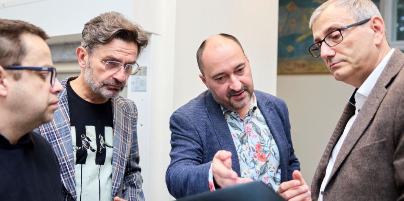 od lewej Karol Kościński, Marek Hojda, Miłosz Bembinow i Mitko Chatalbashev, fot. Jacek Koślicki