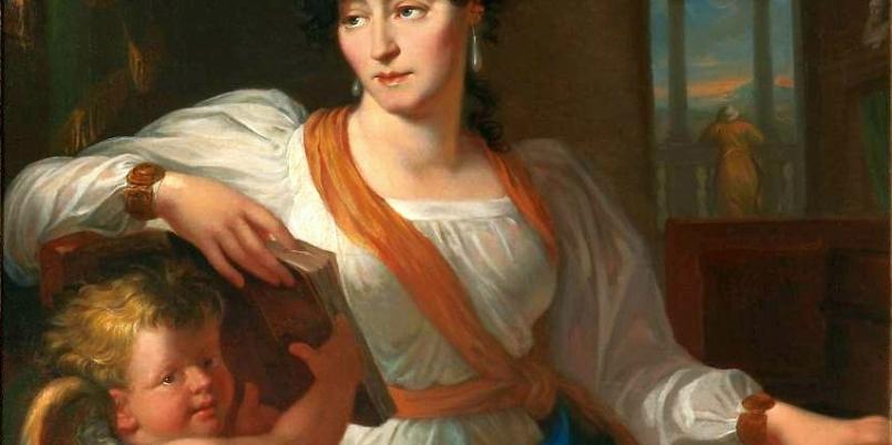 Portret Marii Szymanowskiej autorstwa Walentego Wańkowicza (1828 r.)