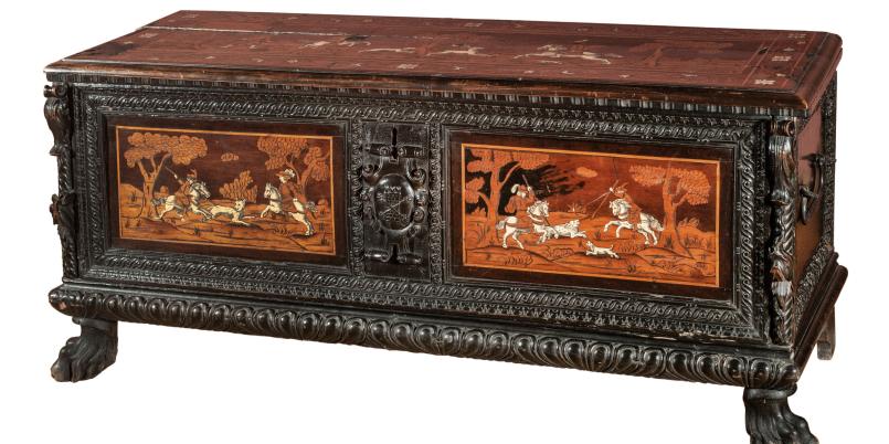 Skrzynia, Niemcy, ok. 1860-1890, Muzeum Narodowe we Wrocławiu