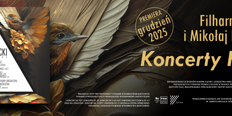 Nowe wydawnictwo Filharmonii Śląskiej: komplet koncertów fletowych Mikołaja Piotra Góreckiego