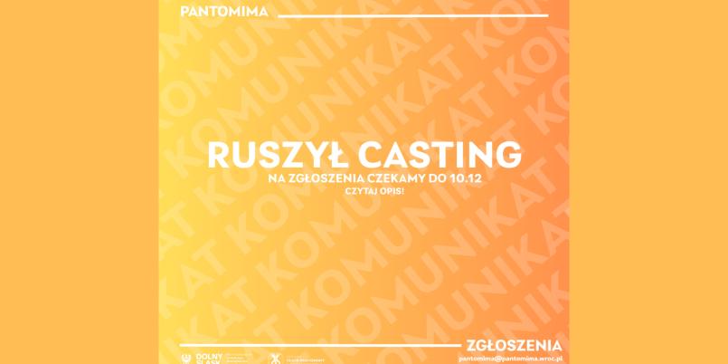 Casting do premiery w reżyserii Małgorzaty Wdowik