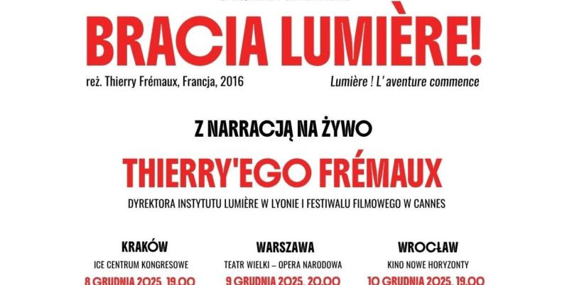 Pokaz filmu „Bracia Lumière”!