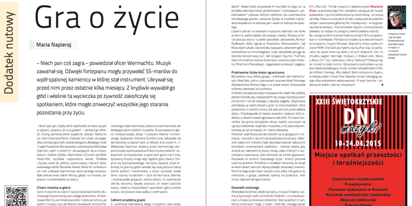 Numer 11 - W Partyturze