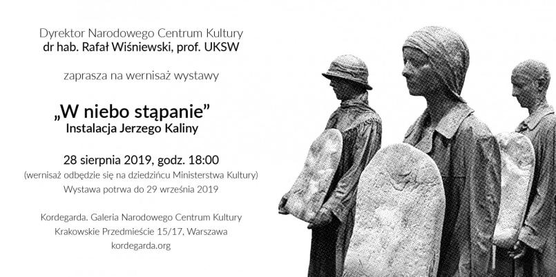 W niebo stąpanie – instalacja Jerzego Kaliny w Kordegardzie